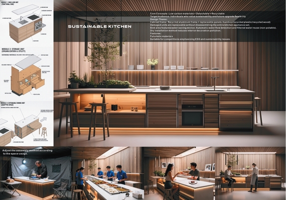 可循環模組廚房-永續家廚