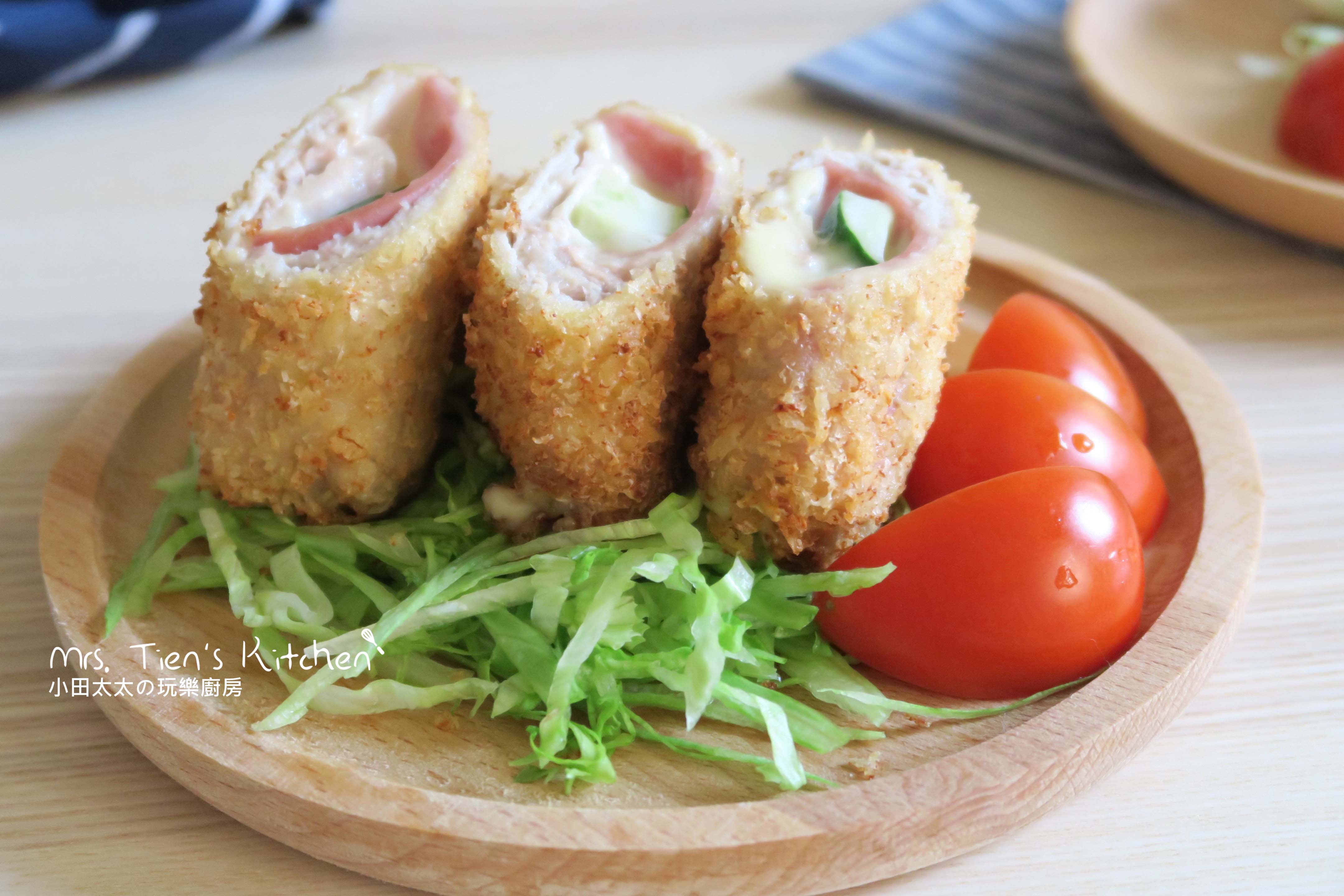 【部落客推薦】[小田太太の食譜] 黃金起司豬肉捲~利用火鍋肉片炸了不乾柴(附影片教學)