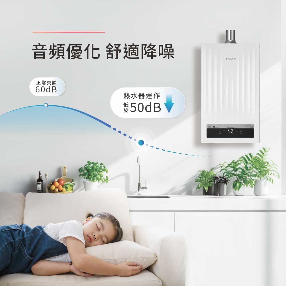 台灣櫻花 AI熱水器 熱水器 瓦斯熱水器 DH1696